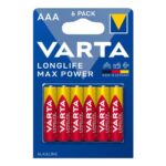 Μπαταρία Alkaline Varta Longlife Max Power AAA LR03 (6 τεμ)