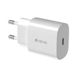 Φορτιστής Ταξιδίου Ταχείας Φόρτισης Devia RLC-380 20W με Έξοδο USB C PD Rocket Λευκό