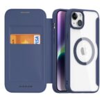 Θήκη Flip Dux Ducis Skin X Pro Wallet Apple iPhone 15 Μπλε