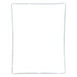 Πλαστικό Πλαίσιο Touch Screen Apple iPad 2/ iPad 3/ iPad 4 Λευκό (OEM)