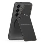 Θήκη Δερμάτινη Dux Ducis Rafi II Mag 3 σε 1 MagSafe RFID Blocker Samsung S921B Galaxy S24 5G με Stand Μαύρο