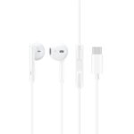 Hands Free Stereo Huawei CM33 USB C Λευκό