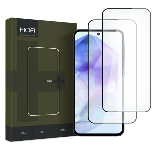 6ddce52e8a934e158b5c7359a2488613_500.jpg Tempered Glass Full Face Hofi Pro+ Samsung A356B Galaxy A35 5G/ A556B Galaxy A55 5G Μαύρο (2 τεμ.) - Image 1