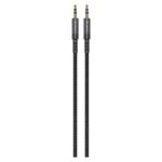 Καλώδιο Ήχου Woven Devia EC618 3.5mm/3.5mm 1m Ipure Μαύρο