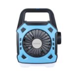 Ανεμιστήρας Κάμπινγκ Niaros Stawell USB 4W με Φακό LED 180lm Μπλε