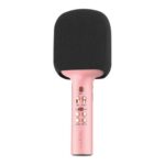 Ασύρματο Μικρόφωνο Bluetooth Maxlife MXBM-600 με Ηχείο (Karaoke) Ροζ