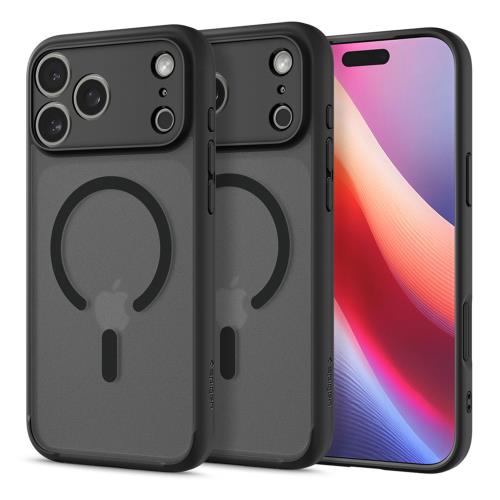 ad567d7ec94a43f5990b3ba67bc572f2_500.jpg Θήκη TPU & PC Spigen Ultra Hybrid Mag Magsafe Apple iPhone 17 Pro Frost Μαύρο - Image 1