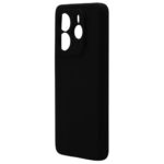 Θήκη Liquid Silicon inos Xiaomi Redmi Note 14 4G Velvet Μαύρο