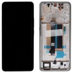 Οθόνη με Touch Screen & Μεσαίο Πλαίσιο Xiaomi Redmi Note 13 Pro Plus 5G Λευκό (Original)
