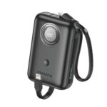 Φορτιστής Ανάγκης Foneng PX105 Mini 22.5W 10000mAh με 2 Ενσωματωμένα Καλώδια Μαύρο