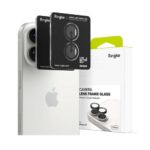 Tempered Glass Ringke Lens Frame για Τζαμάκι Κάμερας Apple iPhone 17 Μαύρο (2 τεμ)