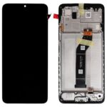 Οθόνη με Touch Screen & Μεσαίο Πλαίσιο Xiaomi Redmi 13C/ Poco C65 Μαύρο (Original)