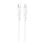 Καλώδιο Σύνδεσης USB 2.0 Foneng X120 Silicone USB C σε Lightning PD 27W 1m Λευκό