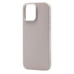 Θήκη Liquid Silicon inos Apple iPhone 16 Pro 5G Velvet Ανοιχτό Γκρι