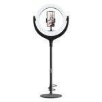 Επιδαπέδιο Τρίποδο Live Streaming με LED Ring Light Devia ES055 (12", 1.7m) Μαύρο