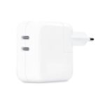 Φορτιστής Ταξιδίου με Διπλή Έξοδο USB C Apple MW2K3 35W Λευκό