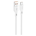 Καλώδιο Σύνδεσης USB 2.0 Foneng XS11 Braided USB A σε USB C 18W 1m Λευκό