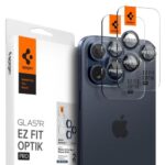 Προστατευτικό Κάλυμμα Κάμερας Spigen Optik.tR EZ-FIT για Τζαμάκι Κάμερας Apple iPhone14 Pro/ 14 Pro Max/ 15 Pro/ 15 Pro Max/ 16 Pro/ 16 Pro Max/ 17 Pro/ 17 Pro Max Μπλε Τιτάνιο (2 τεμ.)