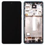 Οθόνη με Touch Screen & Μπροστινή Πρόσοψη Samsung A525F Galaxy A52/ A526B Galaxy A52 5G Μπλε (Original)