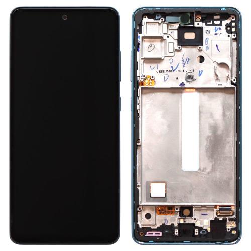 12044dee6a2a4b6db8780ece2f2da2d6_500.jpg Οθόνη με Touch Screen & Μπροστινή Πρόσοψη Samsung A525F Galaxy A52/ A526B Galaxy A52 5G Μπλε (Original) - Image 1