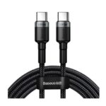 Καλώδιο Σύνδεσης USB 2.0 Baseus Cafule USB C σε USB C Flash PD 100W 2m Μαύρο-Γκρι