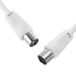 Καλώδιο Κεραίας RF M/F 5m Λευκό (Ασυσκεύαστο)