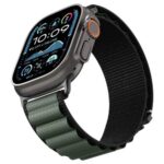 Λουράκι Spigen WBF1 Apple Watch (44/ 45/ 46/ 49mm) Μαύρο-Πράσινο