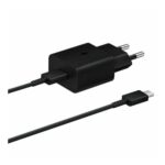 Φορτιστής Ταξιδίου Ταχείας Φόρτισης Samsung EP-T1510 15W με Έξοδο USB C 3A & Καλώδιο USB C Μαύρο