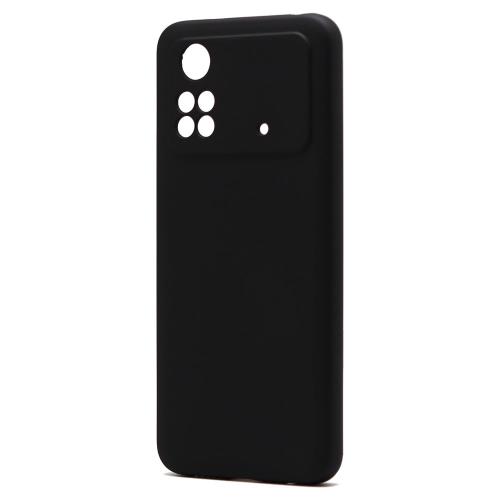 570ef9ecdfb4438faf419fb3606435b5_500.jpg Θήκη Liquid Silicon inos Xiaomi Poco M4 Pro L-Cover Μαύρο - Image 1