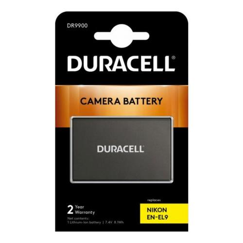 6eed2a546fc74c68bc00b34addf10ceb_500.jpg Μπαταρία Κάμερας Duracell DR9900 για Nikon EN-EL9 7.4V 1100mAh (1 τεμ) - Image 1