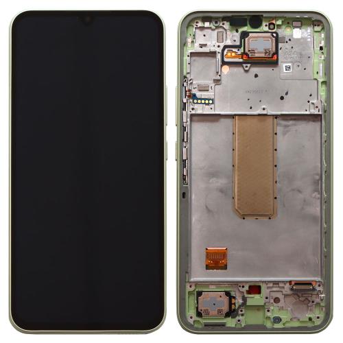 7750e24c3bc84bf5b6e2e40eff245052_500.jpg Οθόνη με Touch Screen & Μπροστινή Πρόσοψη Samsung A346B Galaxy A34 5G Lime (Original) - Image 1