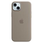 Θήκη Silicon με MagSafe Apple MT133 iPhone 15 Plus Γκρι