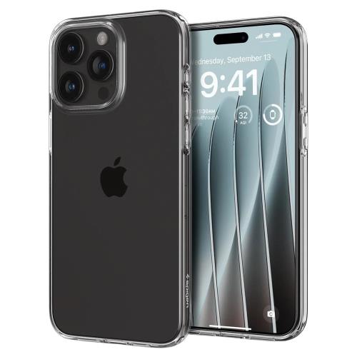 8020fbd161fc47d8a70a83f9aedce7b7_500.jpg Θήκη TPU Spigen Liquid Crystal Apple iPhone 15 Pro Διάφανο - Image 1