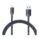 Καλώδιο Σύνδεσης USB 2.0 Baseus Crystal Shine USB A σε Lightning 12W 2.4A 2m Μαύρο