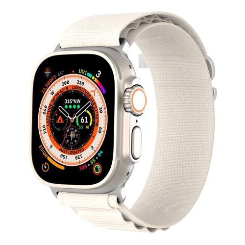 a8367cf68b994887b4174a7e40d558ca_500.jpg Λουράκι Dux Ducis Sport Nylon Woven Bracelet Apple Watch (42/ 44/ 45/ 49mm) Starlight - Image 1