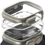 Θήκη PC Ringke Slim Apple Watch Ultra 49mm Διάφανο & Γκρι (2 τεμ.)