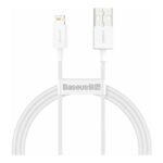 Καλώδιο Σύνδεσης USB 2.0 Baseus Superior Series USB A σε Lightning 12W 2.4A 1.5m Λευκό