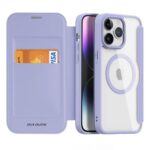 Θήκη Flip Dux Ducis Skin X Pro Wallet Apple iPhone 15 Pro Μωβ