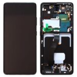 Οθόνη με Touch Screen & Μπροστινή Πρόσοψη Samsung G998B Galaxy S21 Ultra 5G Μαύρο (Original)