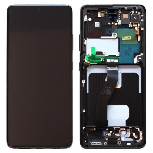 e4a0d99feee7462d839d57eadb4722bf_500.jpg Οθόνη με Touch Screen & Μπροστινή Πρόσοψη Samsung G998B Galaxy S21 Ultra 5G Μαύρο (Original) - Image 1