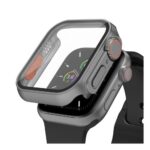 Θήκη PC με Tempered Glass Ahastyle WG115 Apple Watch 7/ 8/ 9 45mm Upgrade σε Ultra Γκρι