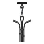 Καλώδιο Σύνδεσης USB 2.0 Woven Adjustable Lanyard Devia EC658 USB C σε Lightning PD 27W 1.6m Extreme Μαύρο