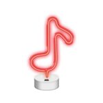 Neon LED Neolia NNE08 TONE (USB/Μπαταρίας & On/Off) με Stand Κόκκινο