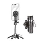 Ασύρματο Selfie Stick & Τρίποδο Blavec Coco Mini P05 Μαγνητικό με Τηλεχειριστήριο για Smartphones Πλάτους 60mm έως 95mm Μαύρο