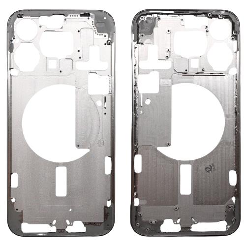 Μεσαίο Πλαίσιο Apple iPhone 15 Pro Max Titanium Λευκό (OEM)
