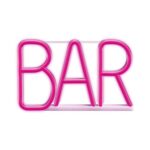 Neon LED Forever Light FLNE24 BAR (USB/Μπαταρίας & On/Off) Ροζ