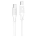 Καλώδιο Σύνδεσης USB 2.0 Foneng X80 USB C σε USB C 100W 1m Λευκό