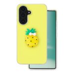 Θήκη TPU & PC inos Samsung A576B Galaxy A57 5G Fresh Pop Pineapple Κίτρινο