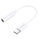 Αντάπτορας Foneng BM21 3.5mm Θηλυκό σε USB C Αρσενικό 0.1m Λευκό