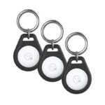 Θήκη - Μπρελόκ Premium Silicone για Apple AirTag Μαύρο (3 τεμ.) (Ασυσκεύαστο)